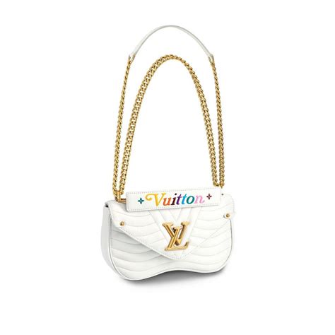 borsa louis vuitton a quadrata a tracolla bianca